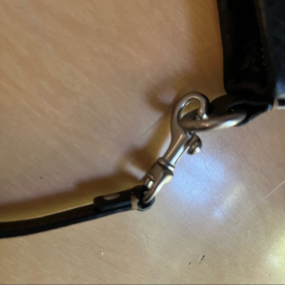 Coach Pebbled Leather Wristlet Mini Bag - Picture 6 of 6